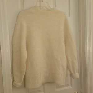 No Promise Fuzzy Knit Sweater K-Fashion